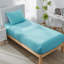 Ensemble de 3 draps-housses en nylon pour très grand lit-100752537