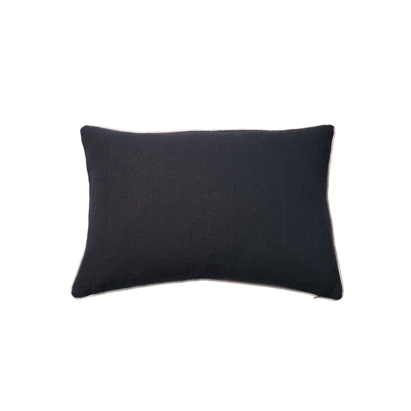 Linen Pillow Cover & Insert, 16"H x 24"W, Rectangular