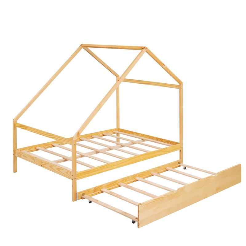 Lit pour enfant Ewenn, Complète, Naturel