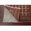 Tapis de couloir brun en Tapis décoratif laine de conception unique 2 pi 1 po x 4 pi 4 po noué à la main New Age