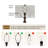Metal Square Light Shade Spider Fitter