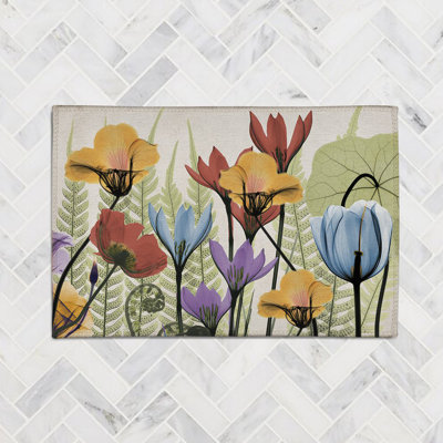 Tapis en chenille Flourish Botanicals
