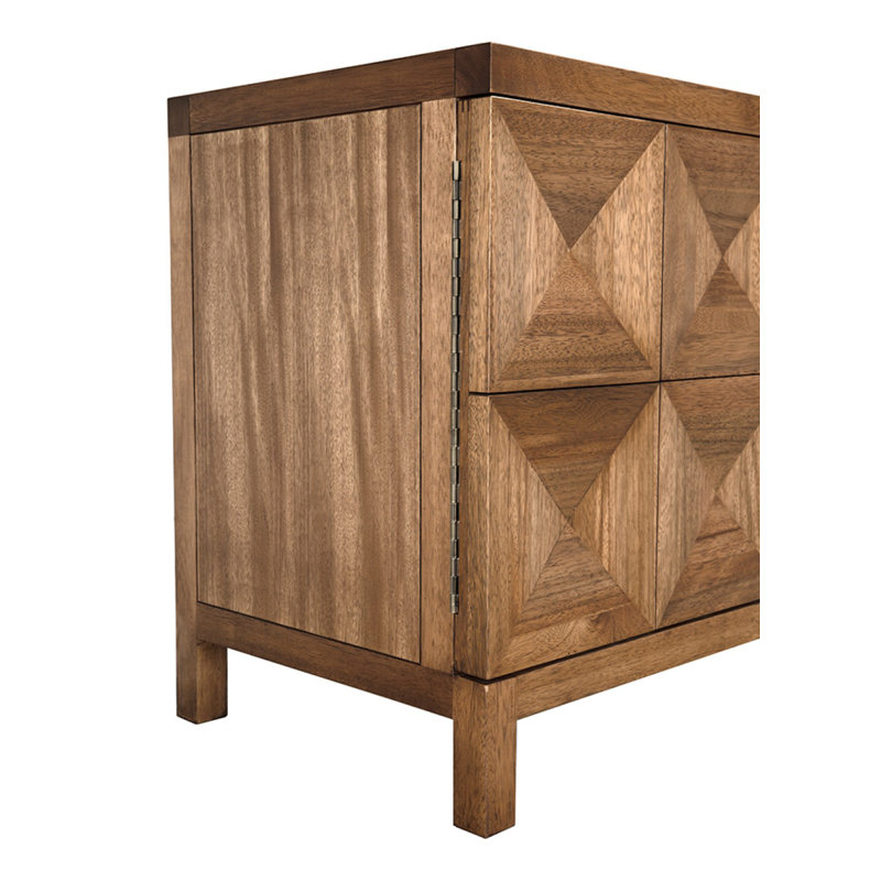 Quadrant 4 Door Sideboard, Dark Walnut
