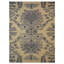 Tapis écologiques en laine touffetée à la main Shalon - Rectangle, couleur bleu beige, design oriental, tapis antidérapants faits à la main épais pour salon, chambre à coucher-295352775