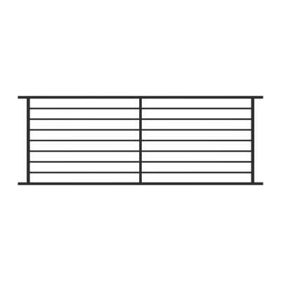 Fe26 Axis Steel Railing Level Panel