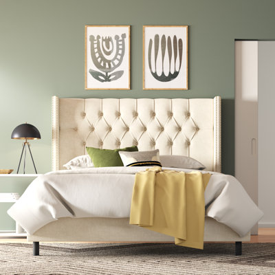 Lit tapissier standard Breckin