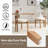 Oval Double Pedestal Kitchen Table Sets-777968128-777968142