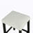 Dining Table Storage Side Shelves 2X Stools High Gloss Table Top / 3Pc Dining Set