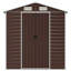 Brenza Garden Shed 191x725x198 cm Galvanised Steel-1782268238