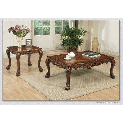 Cherry Oak Coffee Table with Claw Leg Practical, modern design, high quality materials, living room center