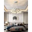 Lustre rond en cristal Alaxandra