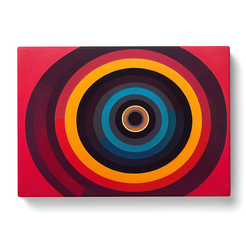 Majestic Modern Abstract - Wrapped Canvas Print