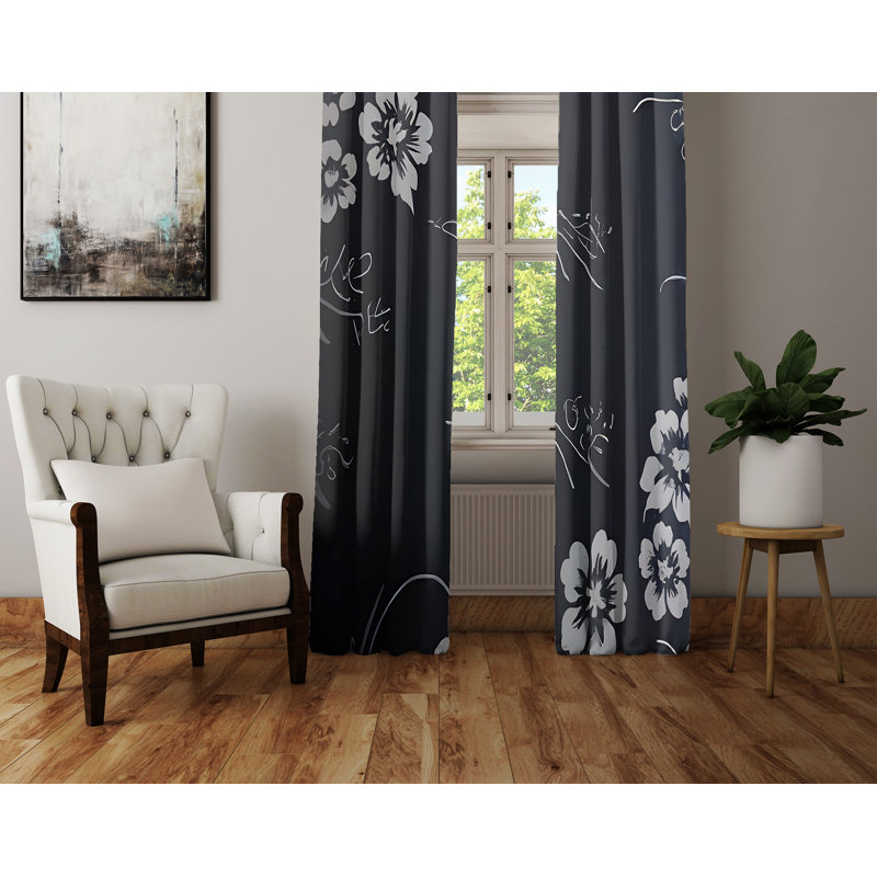 Rideau en polyester Amarien, L 56 po x L 78 po