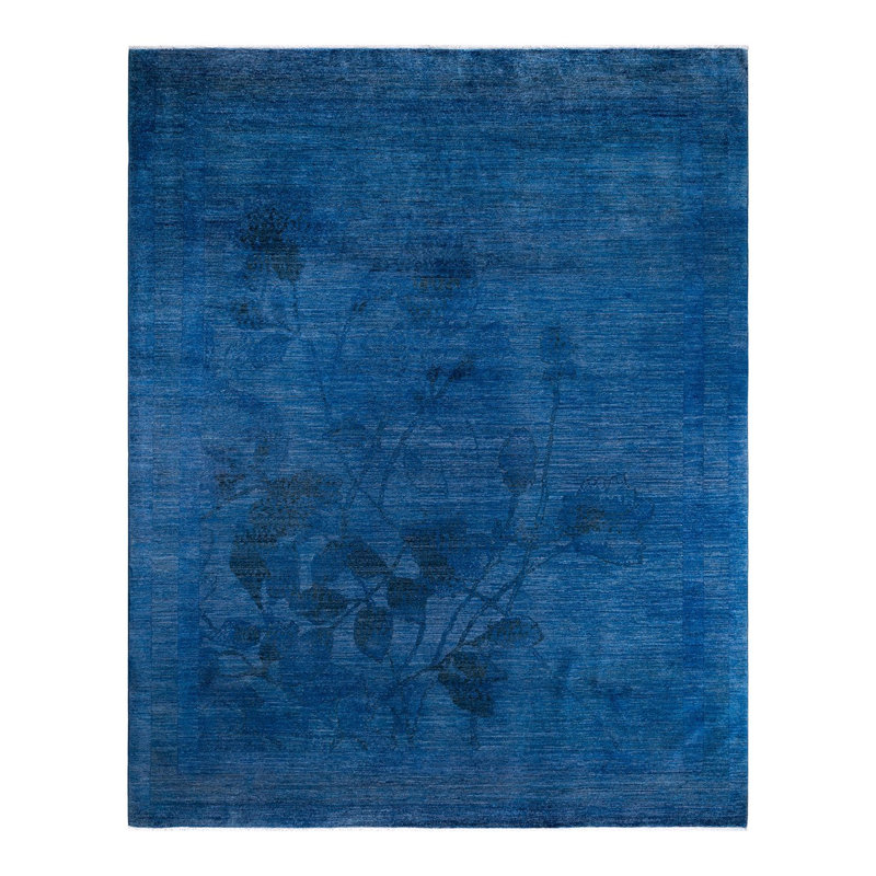 Overyed One-of-a-Kind Rectangle 7'10" X 9'9" Hand Knotted Area Rug