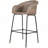 Outdoor Metal Wicker Barstool Set of 2-516465083