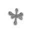 Cric décoratif en aluminium brossé argenté-1354197367