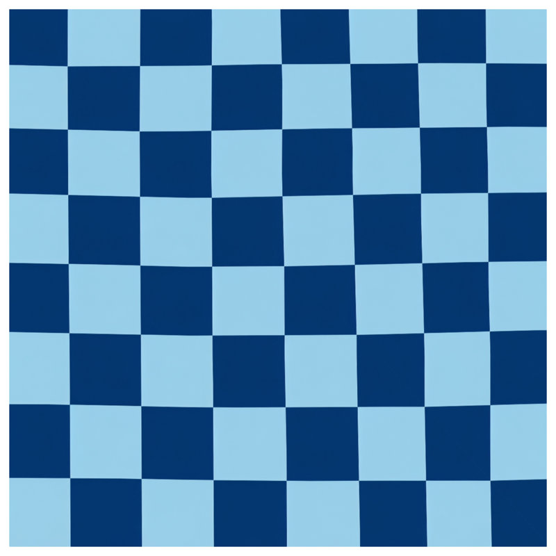 Blue Checkerboard Pattern Double Sided Throw Pillows, 20 x 20 inches