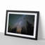 The Milky Way Above a Forest in Abstract - Picture Frame Graphic Art Print-55763575-55763580