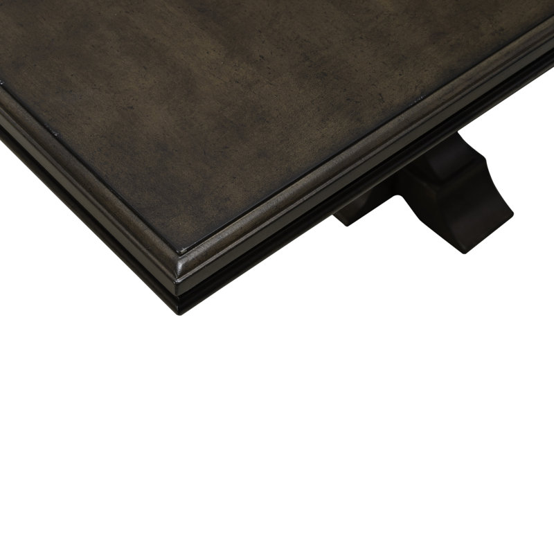Tawona Trestle Dining Table Set w/ 4 Upholstered Chairs, 5 Pieces: Table, 4 Chairs