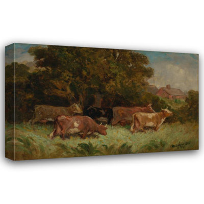 "Sans titre" par Edward Mitchell Bannister - Art mural sur toile tendue avec châssis