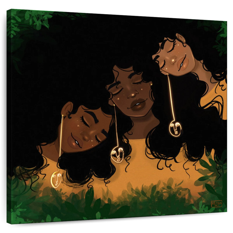 Leisha Grounded Sisters, 10" H x 10" W