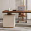Bureau moderne en bois de luxe moderne et minimaliste avec acier inoxydable-2111315224-2111315227