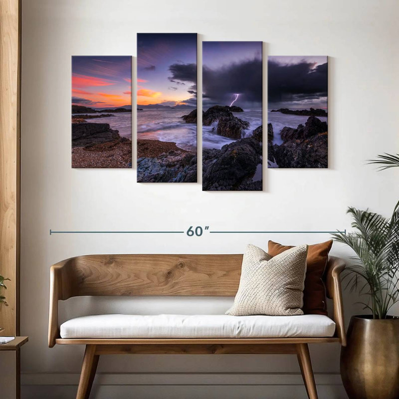 Llanddwyn Island Gillard Lightning, 32" H x 52" W