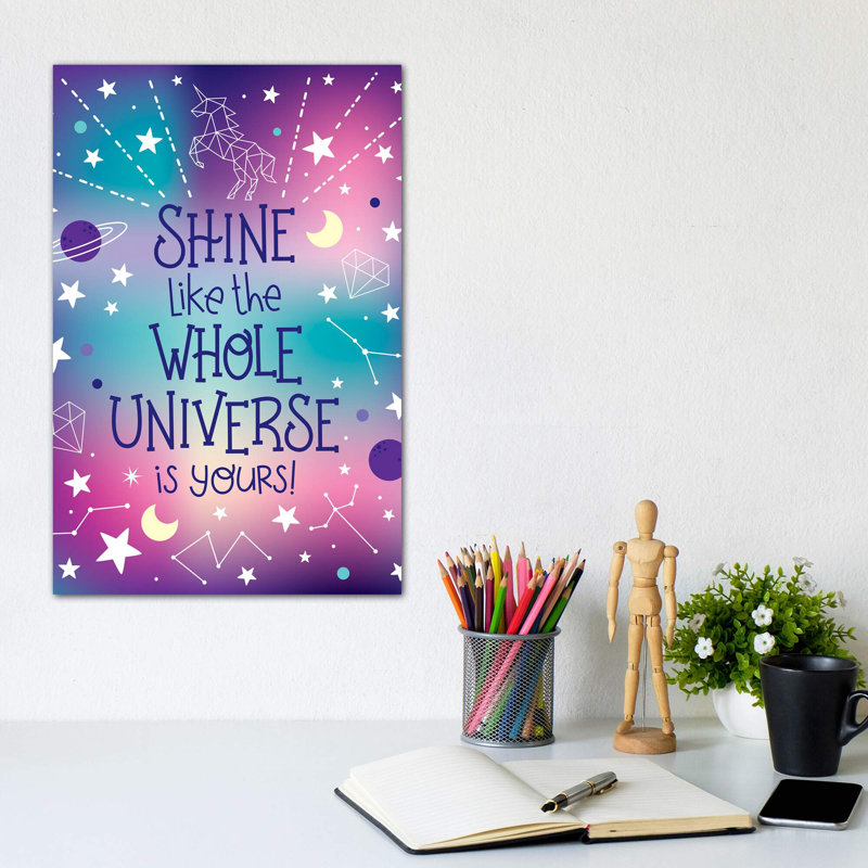 «Everyday Stay Magical II» par Ilis Aviles, reproduction d'art textuel, Toile tendue, Pas de tapis
