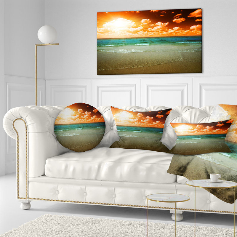 Coussin Seascape, Rectangulaire, 12 po x 20 po