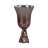 Glass Metallic Round 2Tone Chalice Vase-89110031