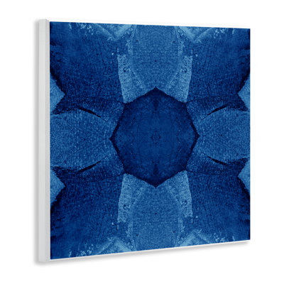 Art mural bleu par El Perkin