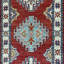  Handmade Kazak Wool Runner