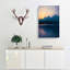 Sunrise Over The Mountains Abstract - Wrapped Canvas Print-55338721