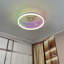 Ventilateur de plafond intelligent moderne avec éclairage à DEL de 20 po Blodgett-87759046-137782415-137782416