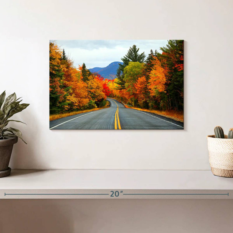 Mehar, New Hampshire, route d'automne, H 8 po x l 12 po