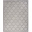 Tapis intérieur / extérieur argenté / gris Adianey Red Barrel Studio Easy Care-647859255