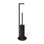Gerla 30" Metal Toilet Brush Set