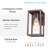 Outdoor Wall Light, Outside Lantern With Clear Glass, Weather-Resistant Porch Light For House,1-Pack,Oil Rubbed Bronze-647225959-647225958