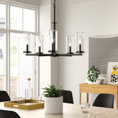 Crosby 5 - Light Dimmable Classic / Traditional Chandelier