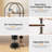 Tier Open Bookshelf, Industrial Arched Bookcase Display Shelf Rack