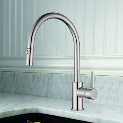 Single Handle Pull-down Kitchen Faucet
