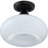 Deontre Glass Semi Flush Mount-1608814916