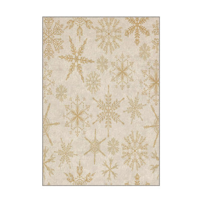 Luxurious Area Carpet (4 ft x 6 ft), 100% Polyester, 0.08 in Pile Height | Non-Slip Dot Underside, Laminated Sponge for Comfort | Easy Clean Velvet Fabric, Machine Washable | Elegant Digital Printing for Modern Decor