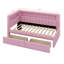 Upholstered Twin Size Daybed With LED And Storage Drawers-1921035336