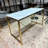 Metal Base Dining Table
