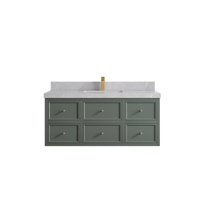 Roswell Floating 48'' Single Bathroom Vanity with Top