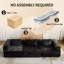 2 places, lit convertible à compression désossé, cadre de forme fixe, chenille, lit noir sans assemblage requis, siège avec chenille et pour chambre à coucher-720739362