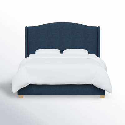 Allis Wingback Platform Bed