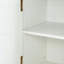Armoire Mid-Century moderne, armoire à serviettes, armoire de rangement rétro avec portes et tablette réglable-823880576