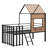 Loft Bed With Roof, Window, Guardrail,-1010854471